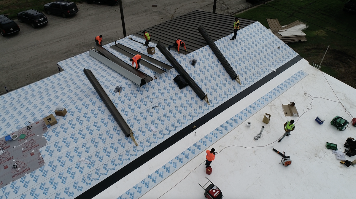 Occupied Building Re-Roofing in Tacoma, WA